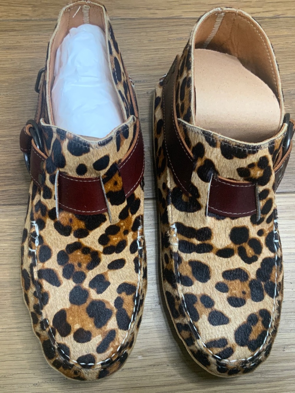 New Quoddy Handmade Ring Boot Leopard